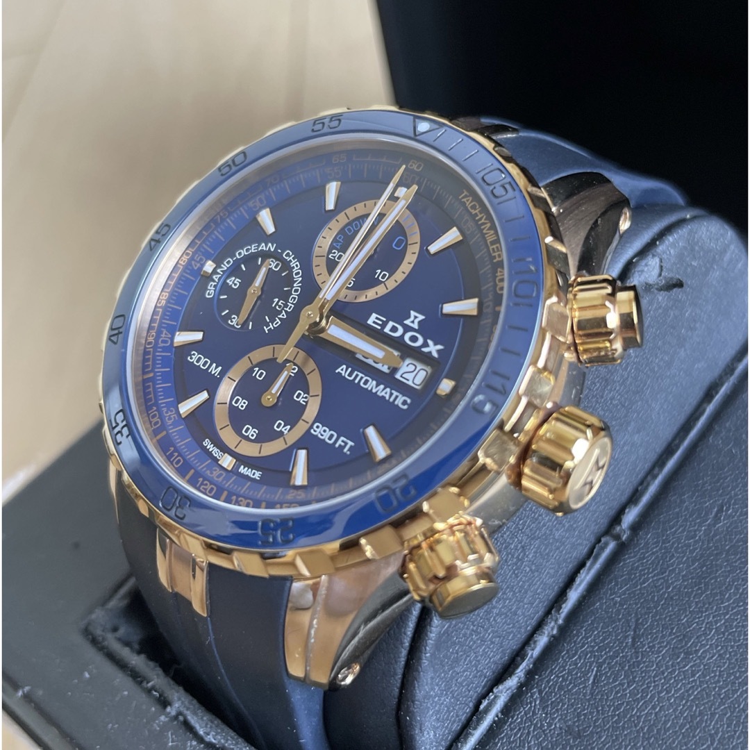 EDOX - エドックスEDOXグランドオーシャン01123-37RBU5-BUIR5中古の ...