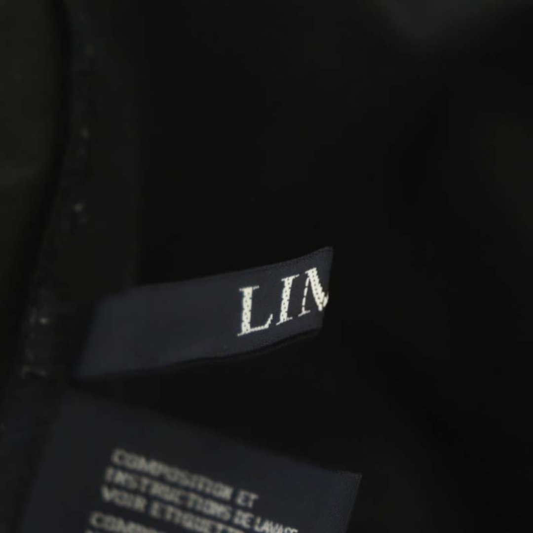 リミフゥ サスペンダーサルエルパンツ ワイド ジッパーフライ リネン S