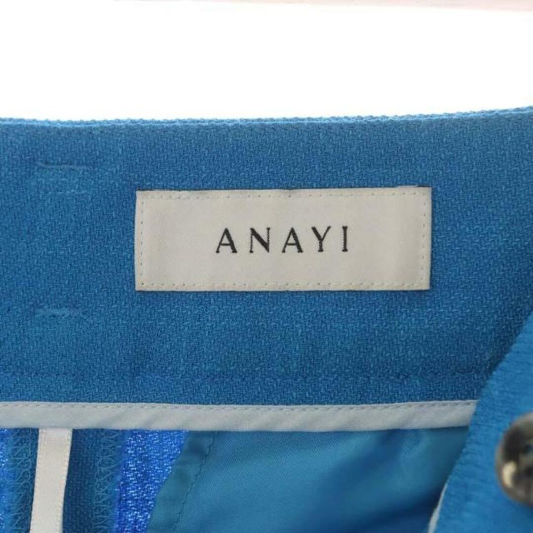 ANAYI - アナイ 23SSライトスラブハイウエストパンツ テーパード