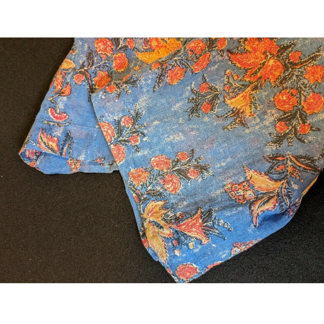 Isabel Marant(イザベルマラン)のイザベルマランエトワール　花柄　ブラウスパンツ　セットアップ  36 ブルー レディースのトップス(シャツ/ブラウス(長袖/七分))の商品写真