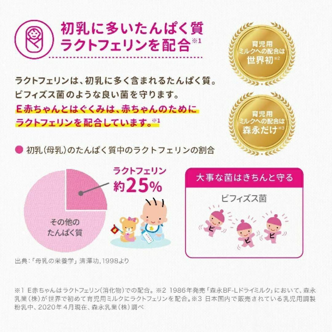 送料無料 森永 E赤ちゃん エコらくパック 詰め替え用800g×4箱