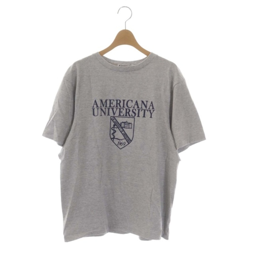 【AMERICANA/アメリカーナ】オーバーサイズ universityTシャツ