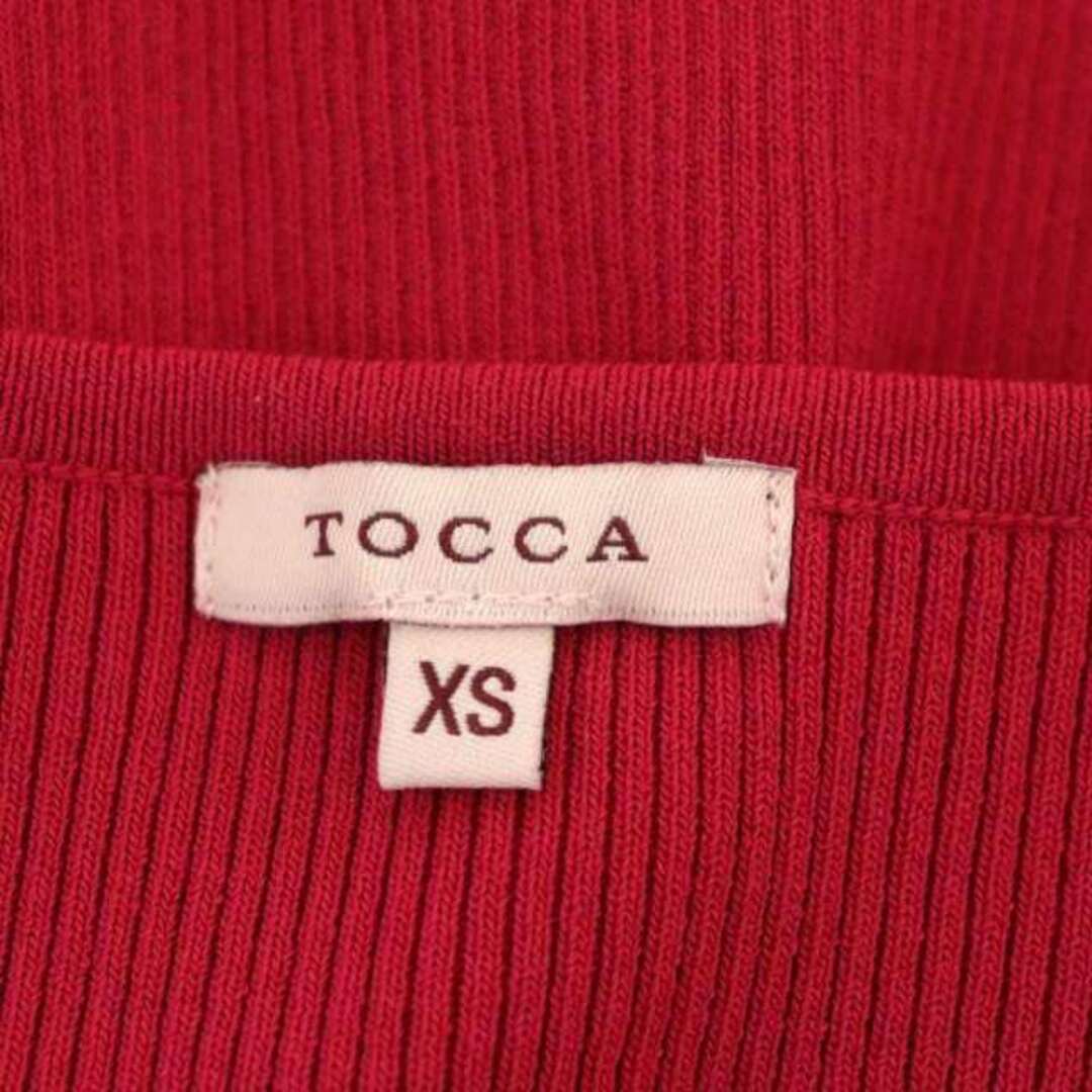 TOCCA(トッカ)のトッカ 18SS カーディガン リブニット 長袖 XS ピンク /DF ■OS レディースのトップス(カーディガン)の商品写真