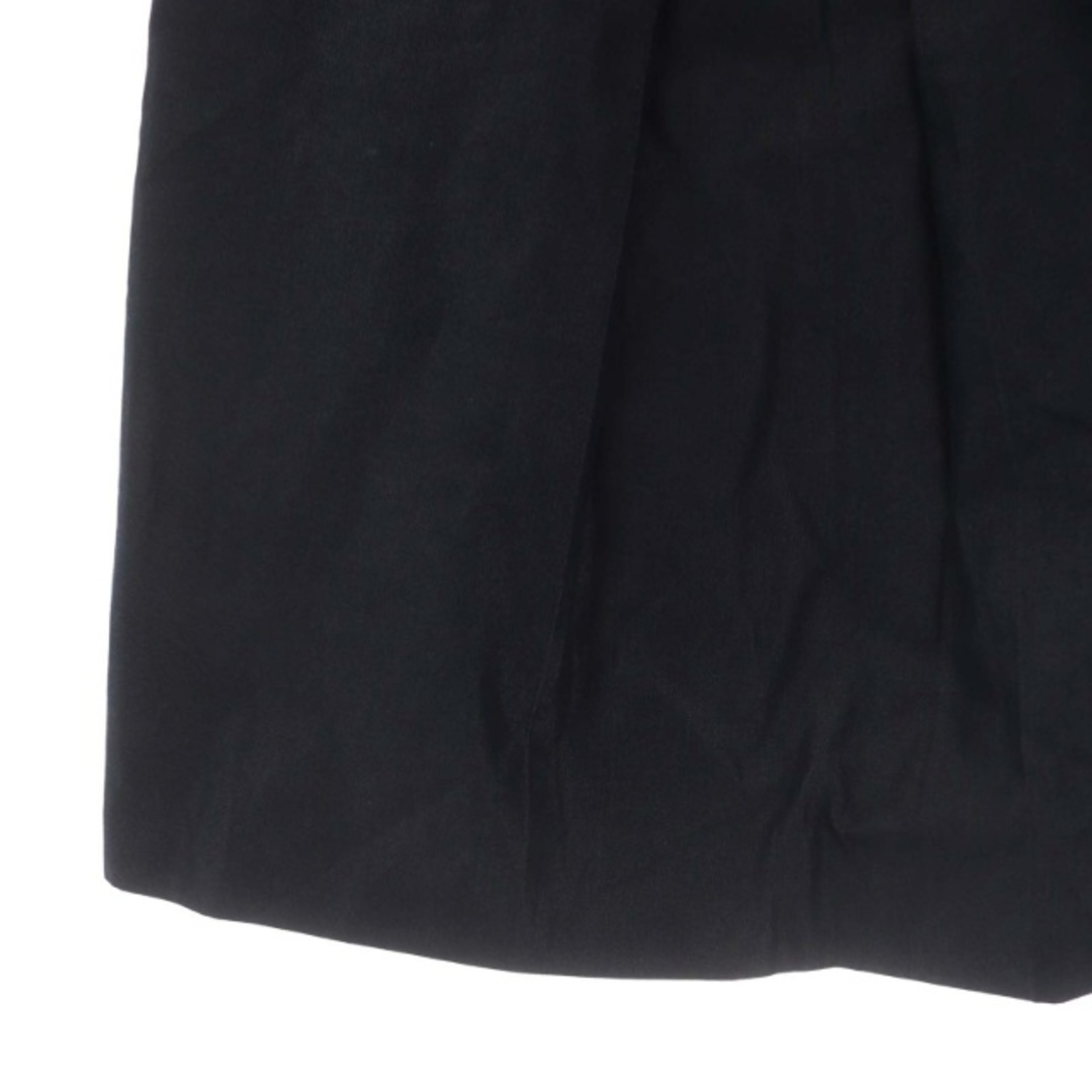 Drawer(ドゥロワー)のドゥロワー ツイルデニムタックスカート ひざ丈 フレア 36 紺 ネイビー レディースのスカート(ひざ丈スカート)の商品写真