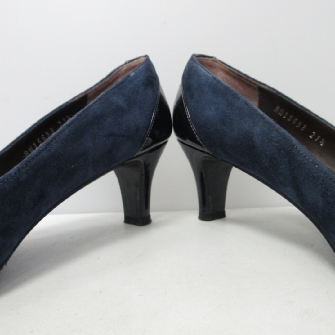 DIANA(ダイアナ)のダイアナ DIANA パンプス スウェード 紺 ネイビー 約21.5ｃｍ レディースの靴/シューズ(ハイヒール/パンプス)の商品写真