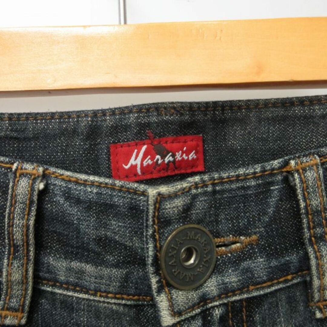 other - MARAXIA マラキア デニムパンツ ジーンズ 青 約S-M □GY12の