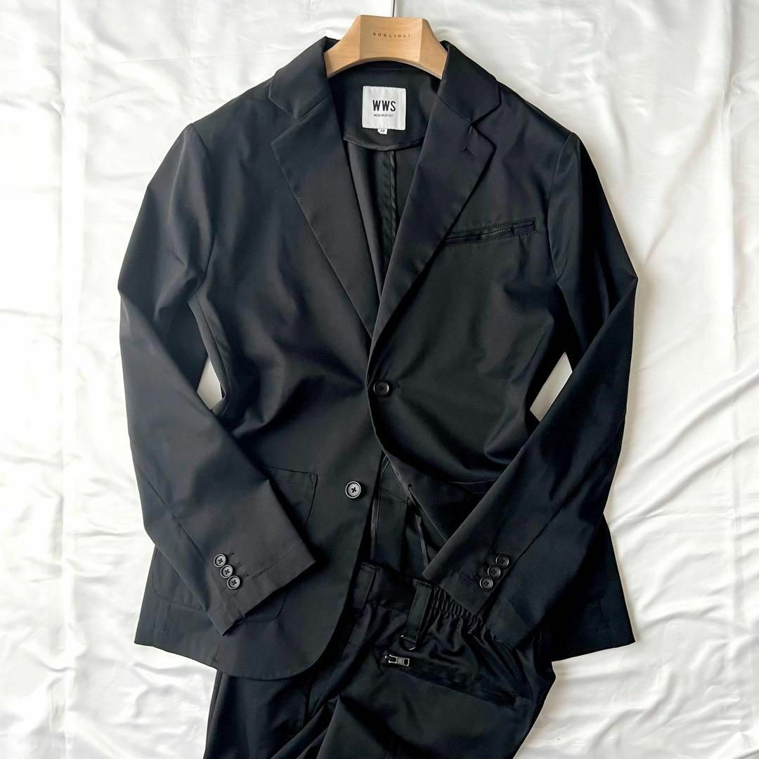 UNIQLO - 美品 WWS ワークウェアスーツ セットアップスーツ ブラック
