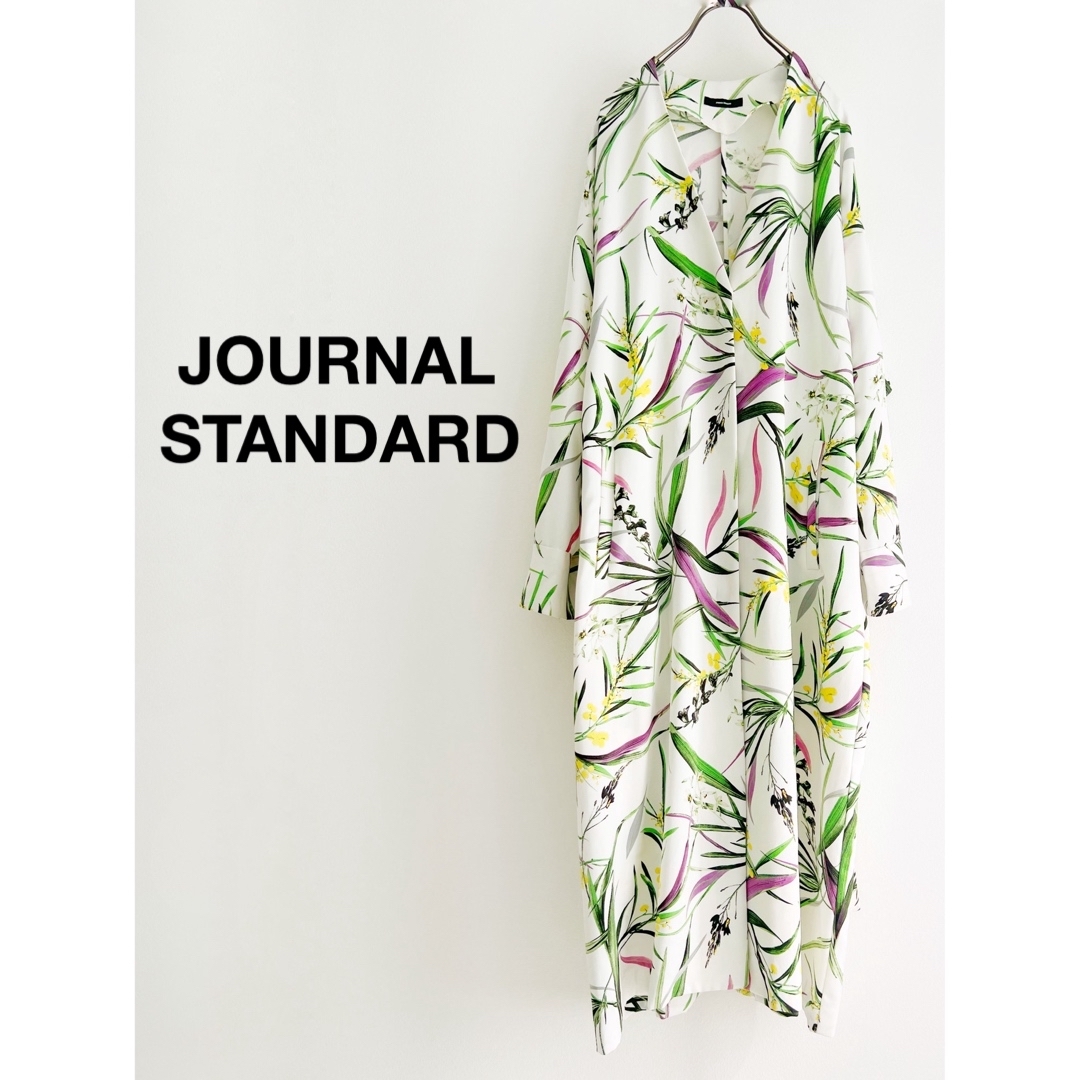 JOURNAL STANDARD ボタニカルプリントガウンワンピース