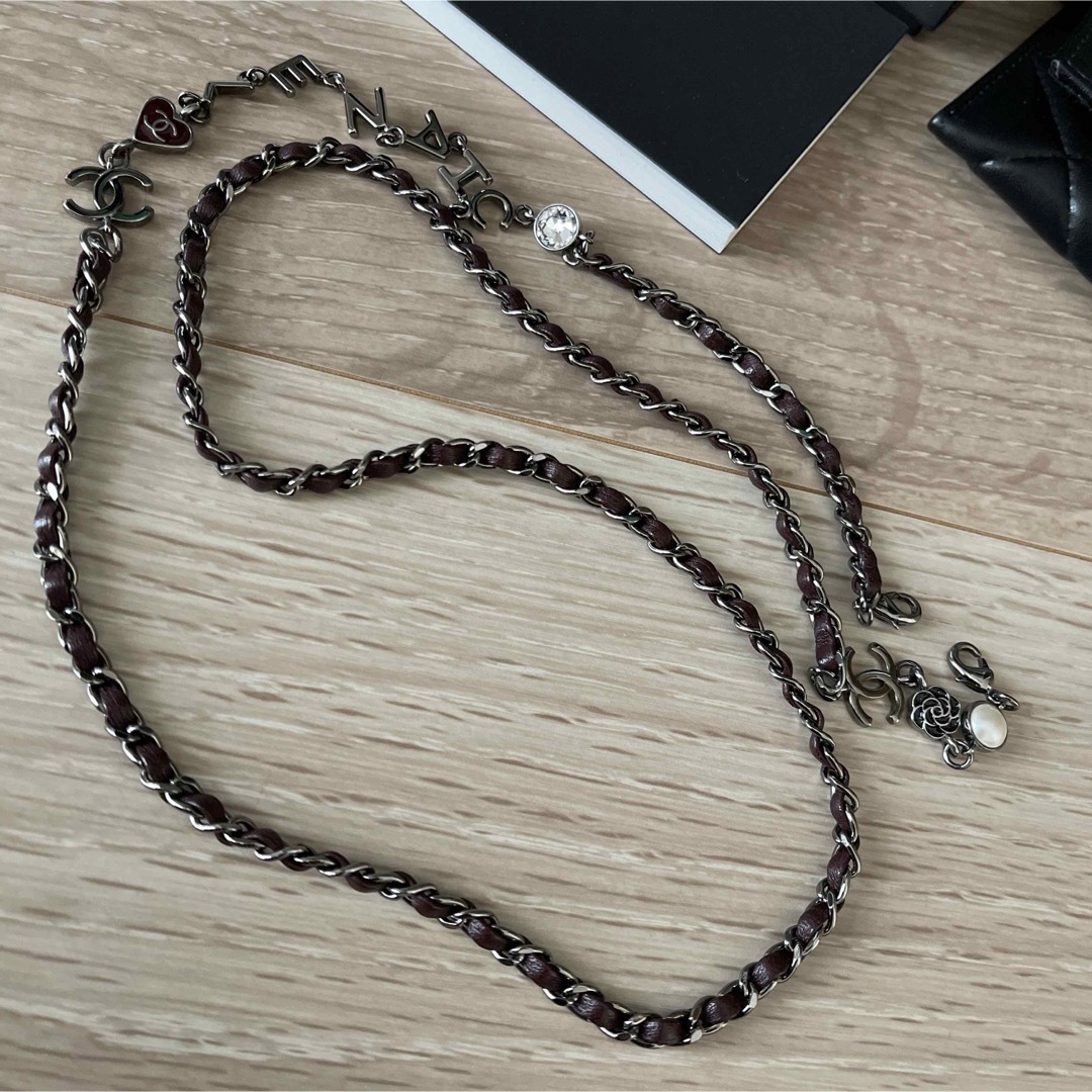 新品未使用 CHANELストラップ付きサングラス ボルドー 新品未使用 CHANELストラップ付きサングラス ボルドー