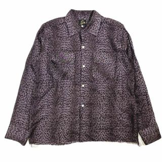 ニードルス(Needles)の20SS 美品 ニードルス カットオフ リネン レオパード柄 シャツ(シャツ)