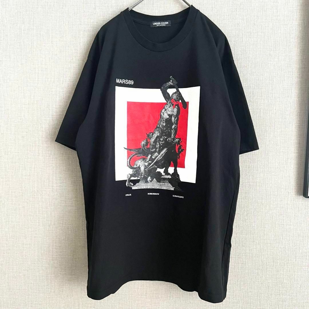 美品 UNDERCOVER × MARS89 Tシャツ ブラック 3 UNDER COVER アンダーカバー Tシャツ・カットソー 3(L位) 黒