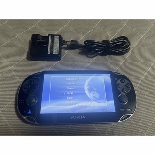 プレイステーションヴィータ(PlayStation Vita)のvita   クリスタルブラック　2番(携帯用ゲーム機本体)