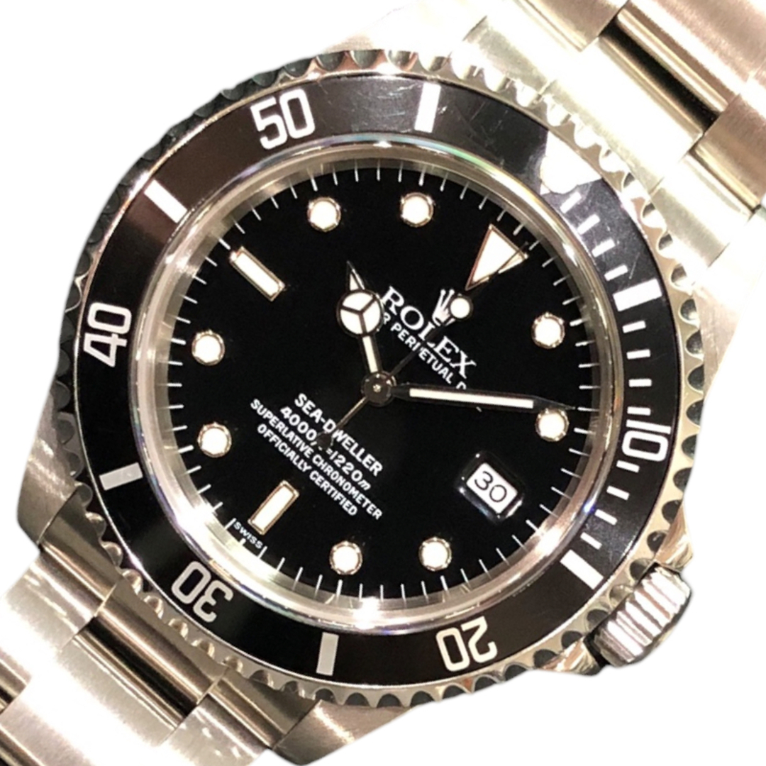 ロレックス ROLEX シードゥエラー　U番 16600 黒文字盤 ステンレス メンズ 腕時計