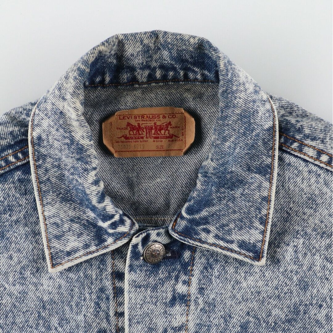 Levi's - 古着 80年代 リーバイス Levi's 75075-0219 ケミカル