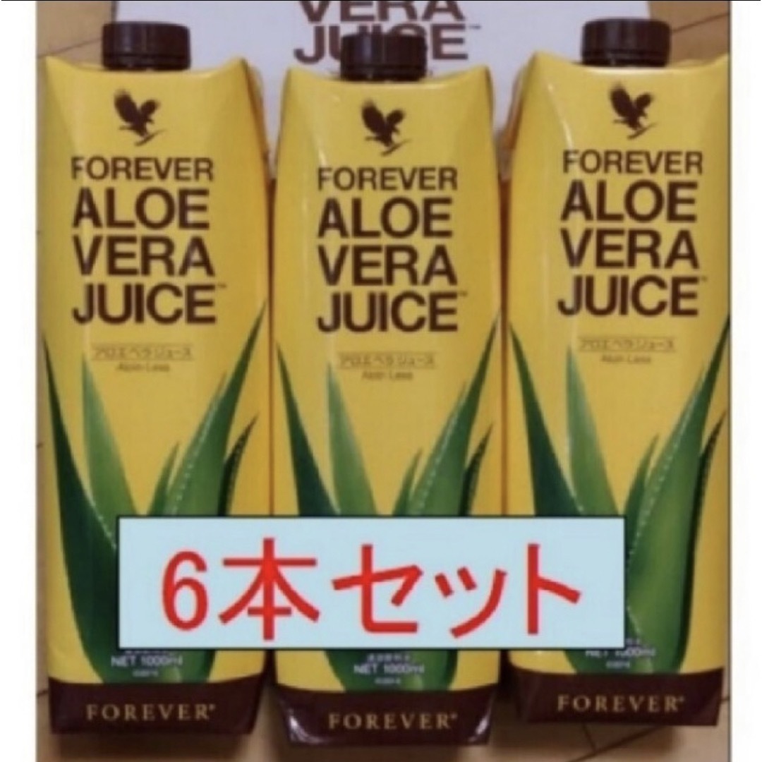 アロエベラジュース　1L × 6本食品/飲料/酒