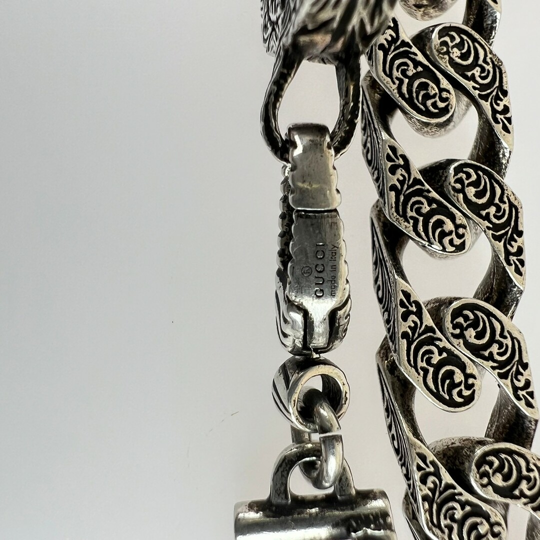 Gucci - 新品 GUCCI グッチ インターロッキングG シルバー チェーン