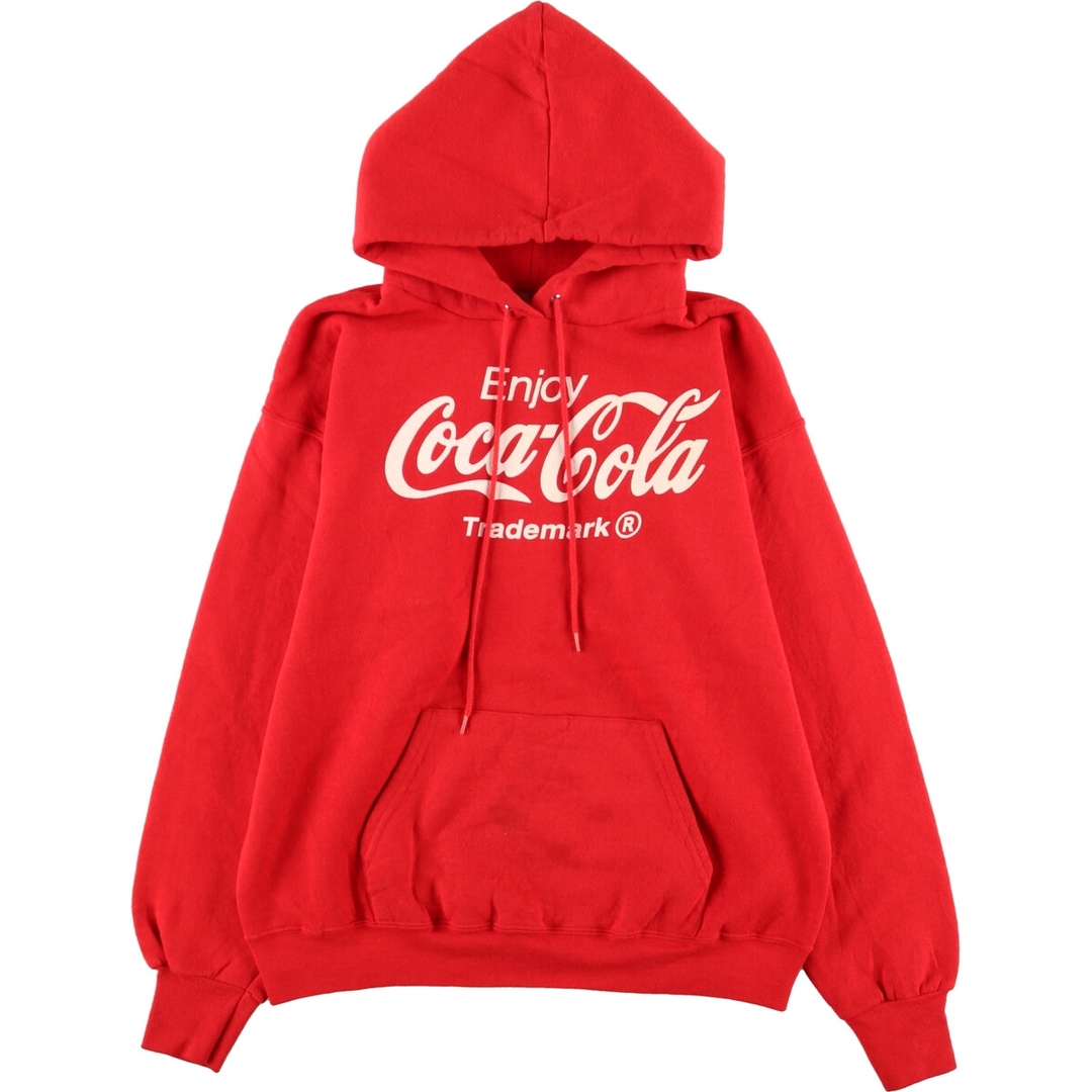 コカコーラ COCA-COLA スウェットプルオーバーパーカー メンズXL /eaa364794