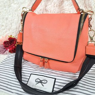 激レア☆美品☆ ANYA HINDMARCH 2way マキシジップ ブラック