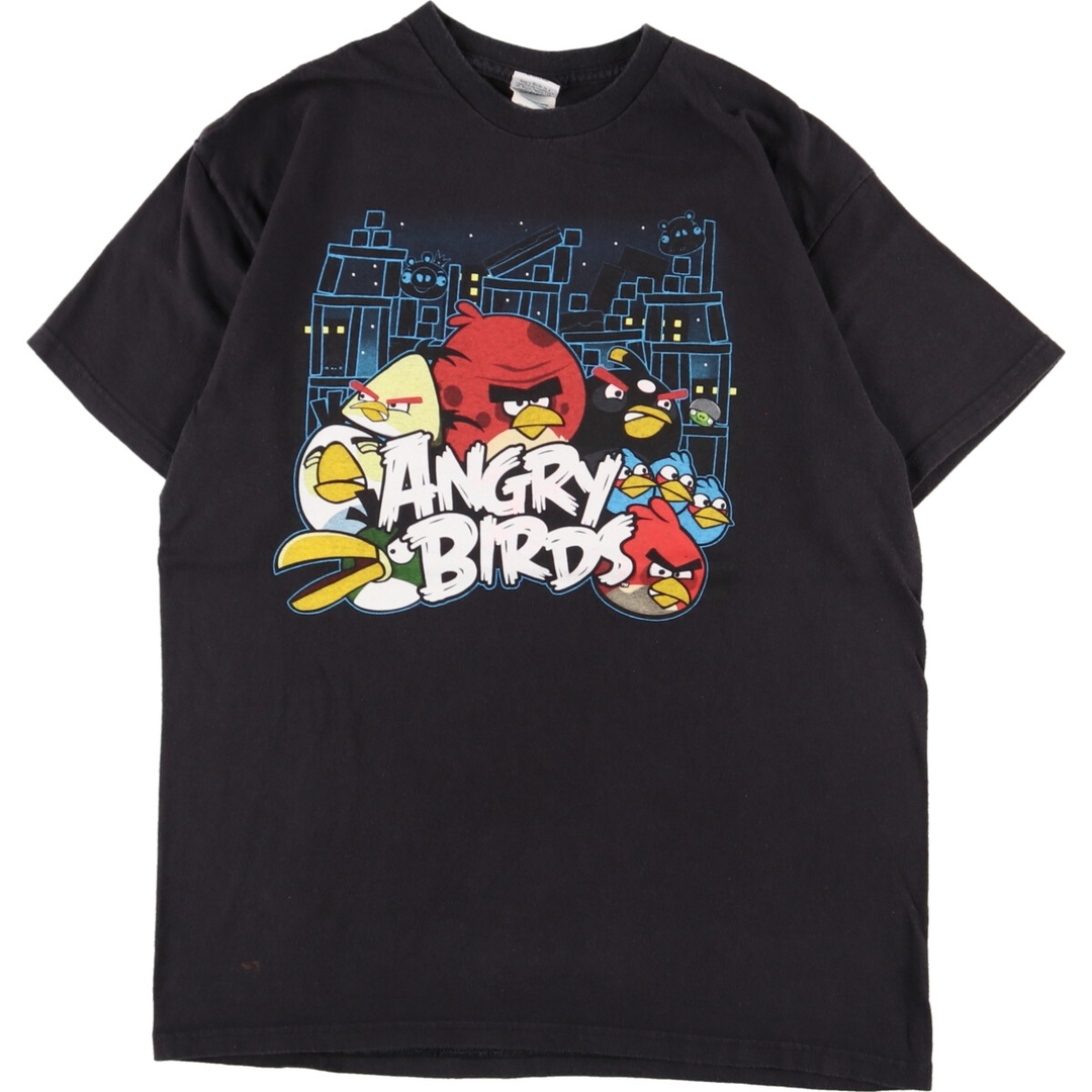 ANGRY BIRDS アングリーバード キャラクタープリントTシャツ メンズL /eaa364479