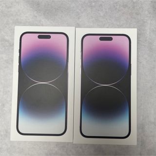 アップル(Apple)の【新品未開封】iPhone 14 Pro Max 256GB ディープパープル(スマートフォン本体)