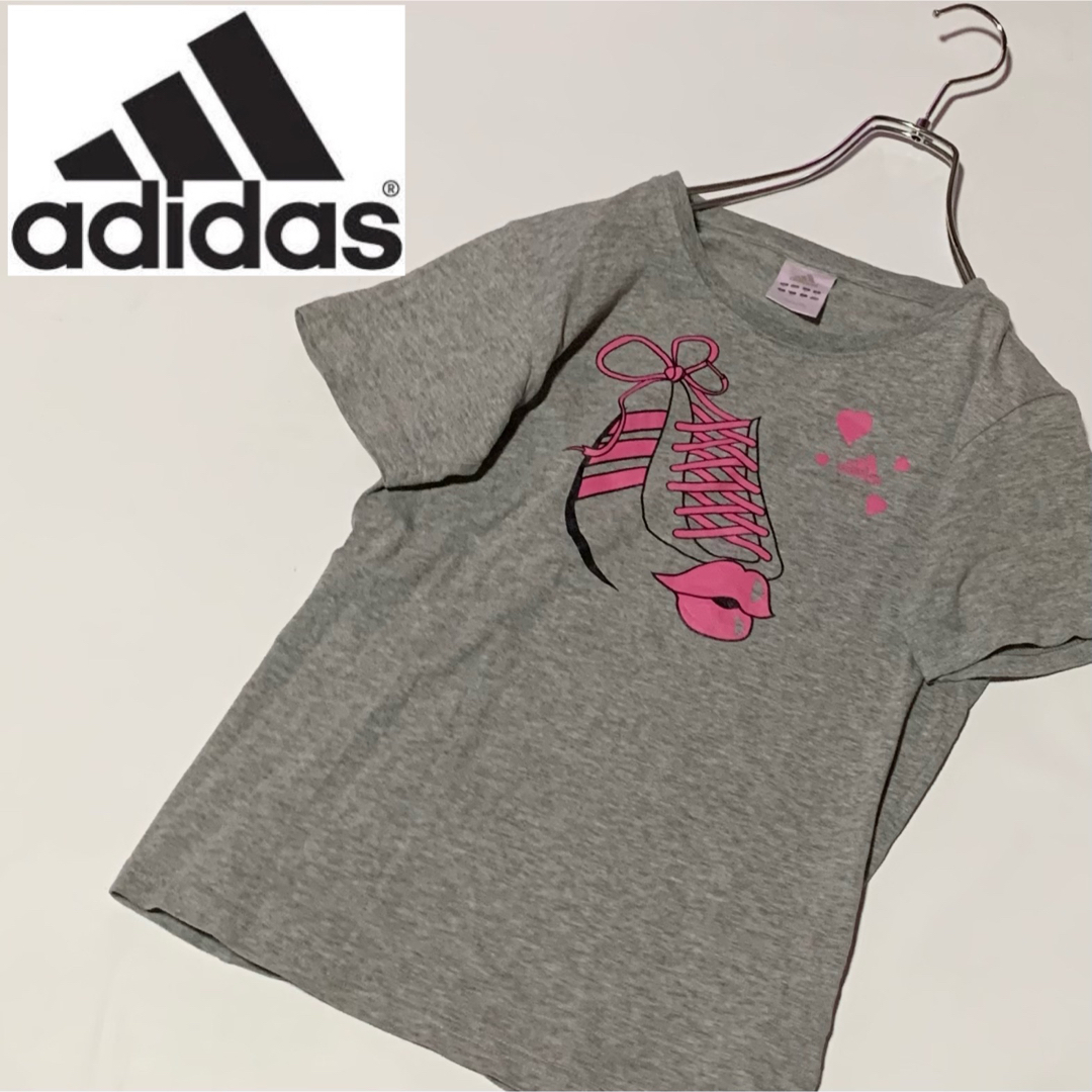 adidas(アディダス)のadidas adicott100 アディダス Tシャツ プリントT レディースのトップス(Tシャツ(半袖/袖なし))の商品写真