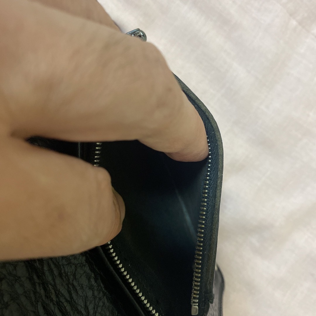 Chrome Hearts(クロムハーツ)のクロムハーツ1zip ウォレット 無修正原本インボイス　6スター メンズのファッション小物(折り財布)の商品写真