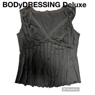 ボディドレッシングデラックス(BODY DRESSING Deluxe)のボディドレッシングデラックス　トップス　カットソー　カーキ　キャミソール(タンクトップ)