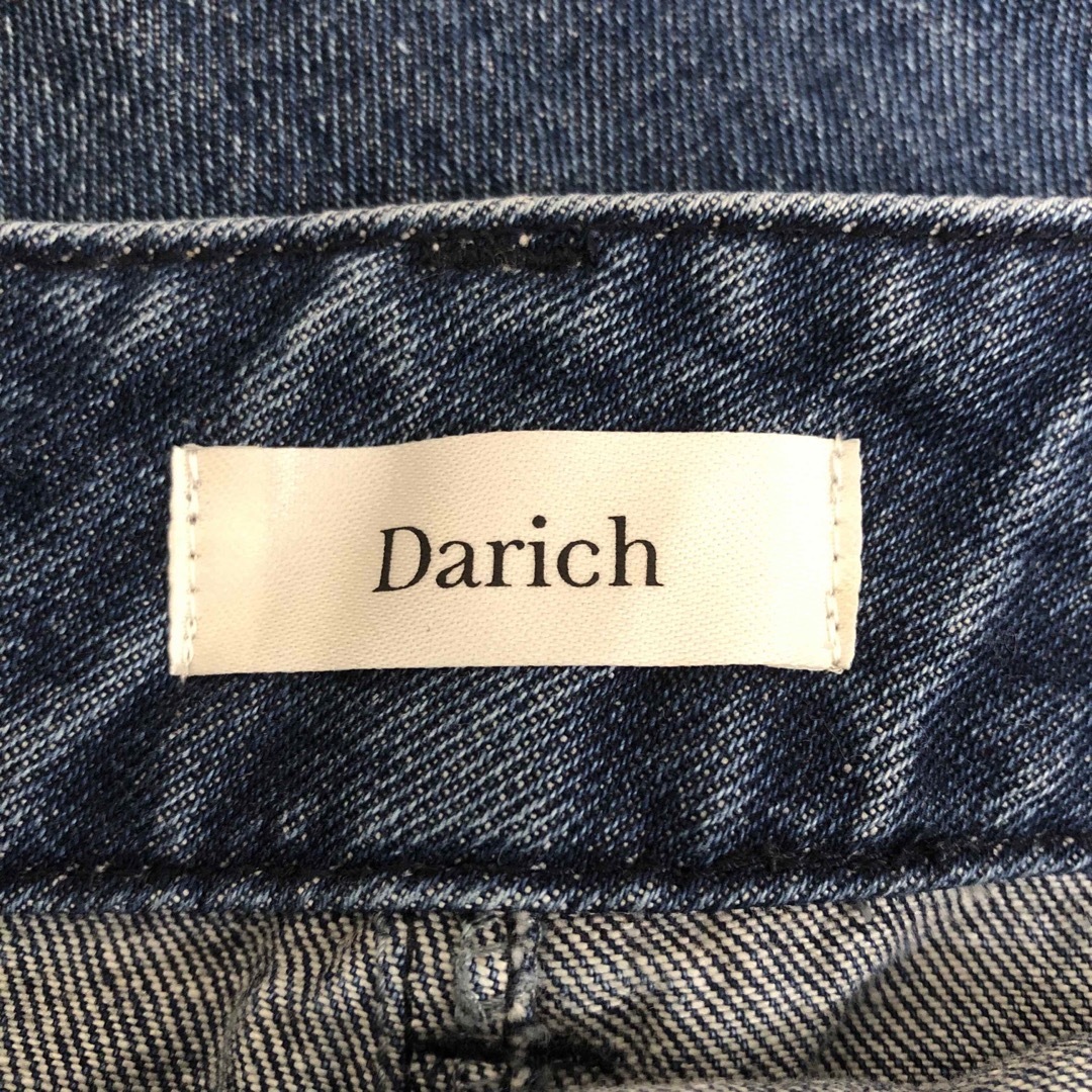 Darich(ダーリッチ)の美品　Darich  スリット デニム サロペット インディゴ　M レディースのパンツ(サロペット/オーバーオール)の商品写真