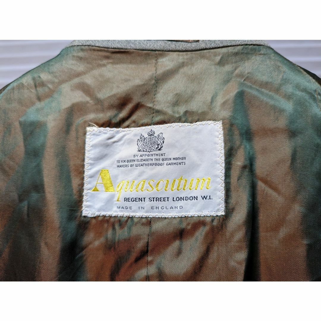 Aquascutum 希少生地 コットン&ウール 60sヴィンテージ-tops.edu.ng