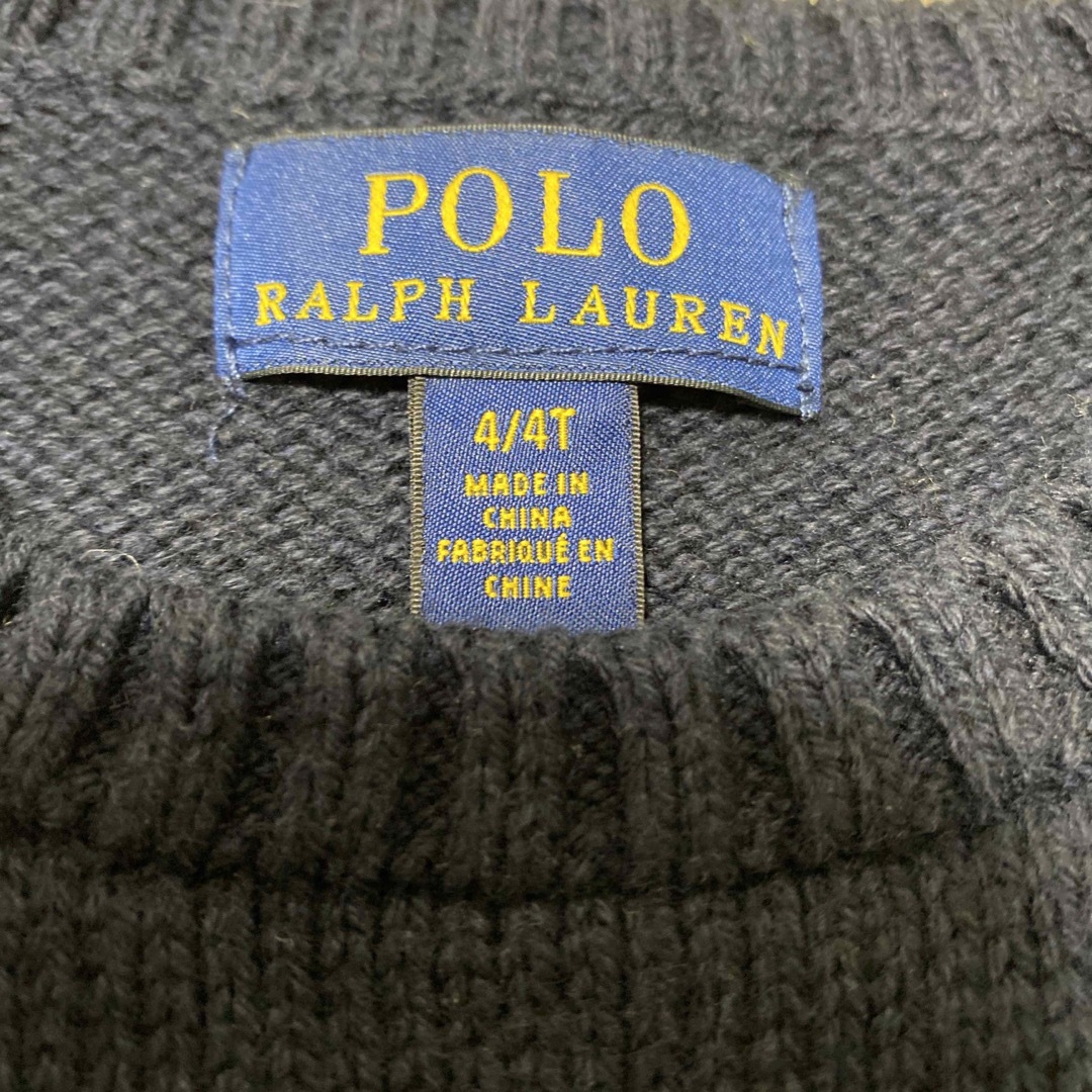 POLO RALPH LAUREN(ポロラルフローレン)のポロラルフローレン　ポロベア　コットン　セーター　ニット キッズ/ベビー/マタニティのキッズ服男の子用(90cm~)(ニット)の商品写真