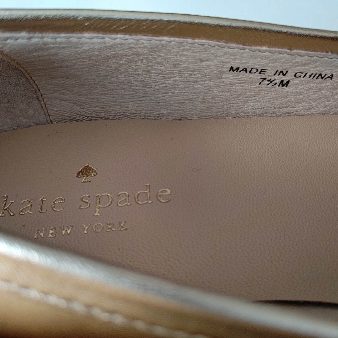美品✨未使用『kate spade』ケイトスペード レザー ローファー 24.5