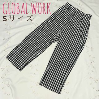 グローバルワーク(GLOBAL WORK)のGLOBAL WORK グローバルワーク ギンガムチェック柄ワイドパンツ(カジュアルパンツ)