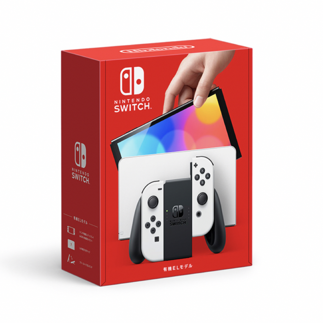 エンタメ/ホビーNintendo Switch 有機ELモデル Joy-Con L / R ホワ