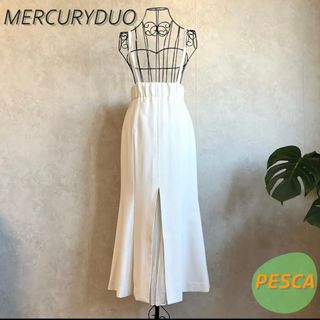 マーキュリーデュオ(MERCURYDUO)の【美品】マーキュリーデュオ　サスペンダー付きスカート(ロングスカート)