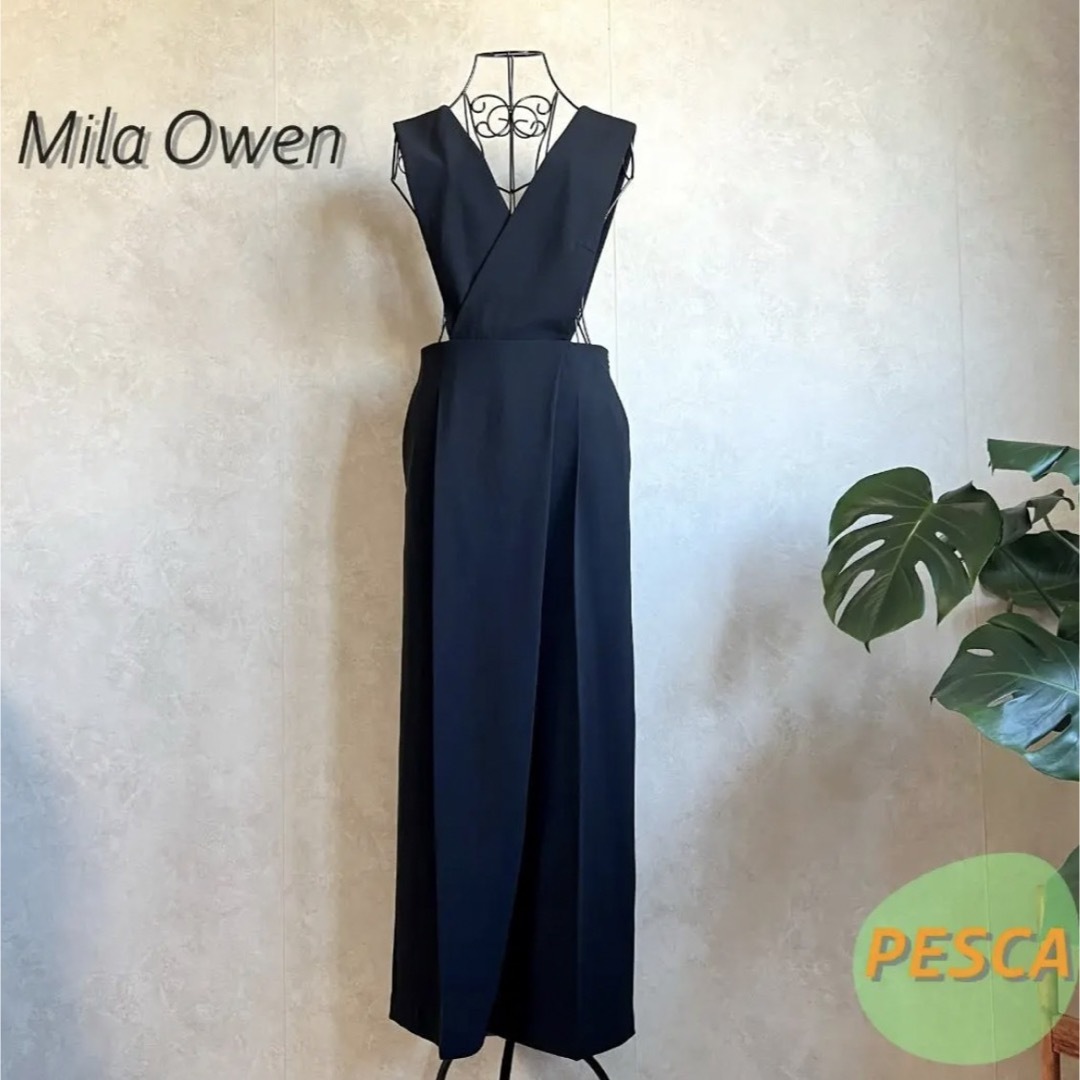 Mila Owen(ミラオーウェン)の【美品】ミラオーウェン　サロペット レディースのパンツ(サロペット/オーバーオール)の商品写真