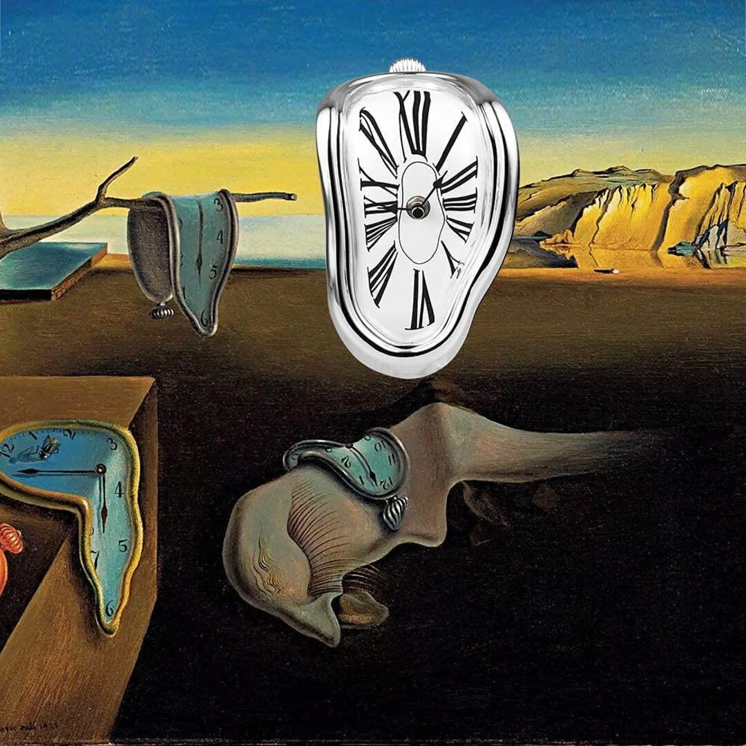 FAREVER 溶ける時計 サルバドール・ダリ 時計 溶ける時計 ホームオフィス インテリア/住まい/日用品のインテリア小物(置時計)の商品写真
