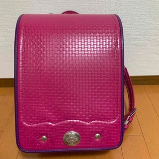 美品　オロビアンコ　ランドセル　網目柄　ピンク　※A4仕様ではありません