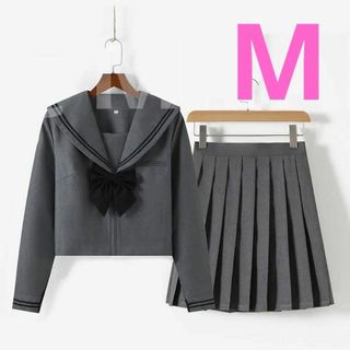 【期間限定セール中】Mサイズ　新品　長袖　制服　高校　レディース　G/G(セット/コーデ)