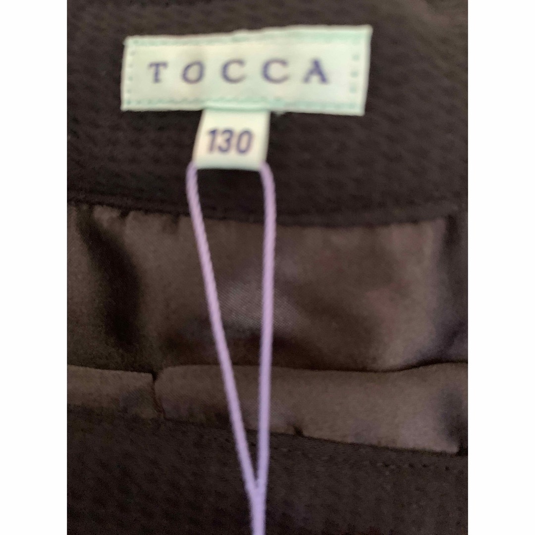 TOCCA(トッカ)の新品　タグ付き　トッカ　tocca  Aラインスカート　130cm  黒 キッズ/ベビー/マタニティのキッズ服女の子用(90cm~)(スカート)の商品写真