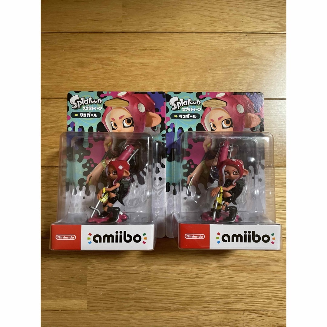 新品未開封 即納 スプラトゥーンamiibo タコガール 2点セット