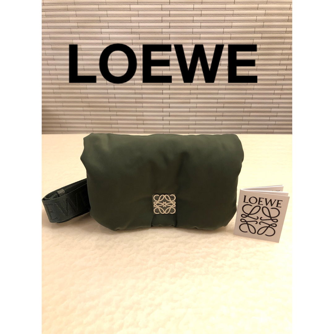 BLACK LOEWE GOYA PUFFER MINI BAG (A896W56X02)