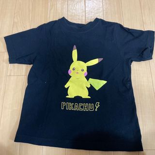 ジーユー(GU)のGU×ポケモン☆ピカチュウTシャツ　130cm 【中古】(その他)