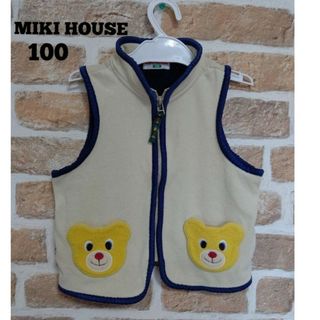 ミキハウス(mikihouse)のレトロ　ミキハウス MIKI HOUSE ベスト 100㎝(ジャケット/上着)