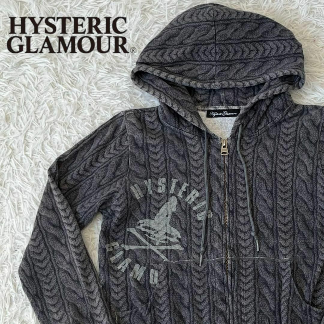 HYSTERIC GLAMOUR - ヒステリックグラマー 転写 スウェット パーカー