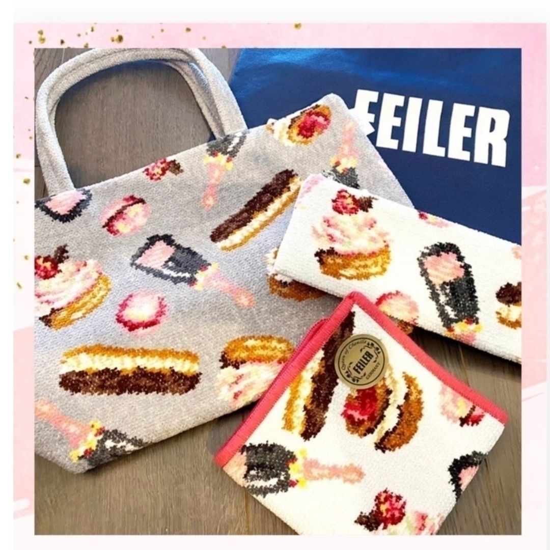 FEILER(フェイラー)のFEILER♥フェイラー♥ロゼパルフェット♥新品未使用品♥オマケ付き レディースのファッション小物(ハンカチ)の商品写真