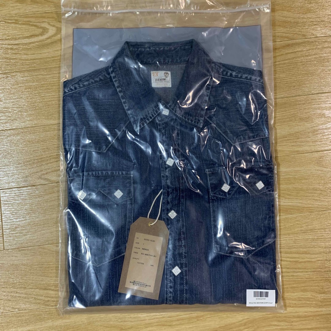 サブカルチャー SKULLTAG DENIM WESTERN SHIRTS