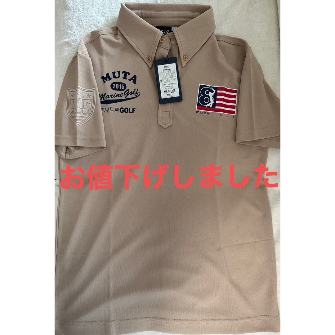 【新品】mutaマリンGOLFポロシャツ