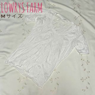 ローリーズファーム(LOWRYS FARM)のLOWRYS FARM ローリーズファーム しわ加工UネックTシャツ(Tシャツ(半袖/袖なし))