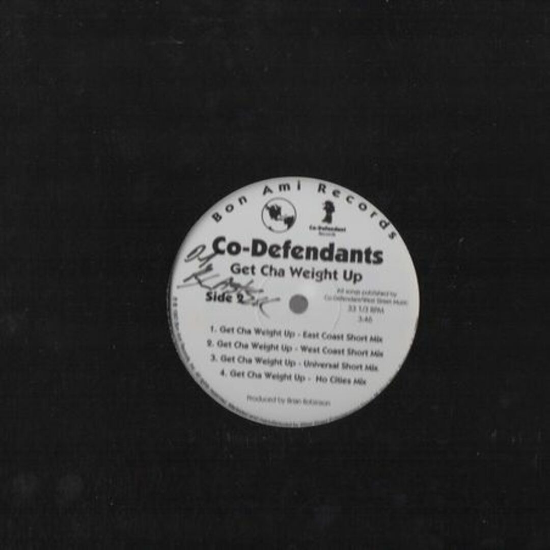 【廃盤12inch】Co-Defendants / Get Cha Weight エンタメ/ホビーのエンタメ その他(その他)の商品写真