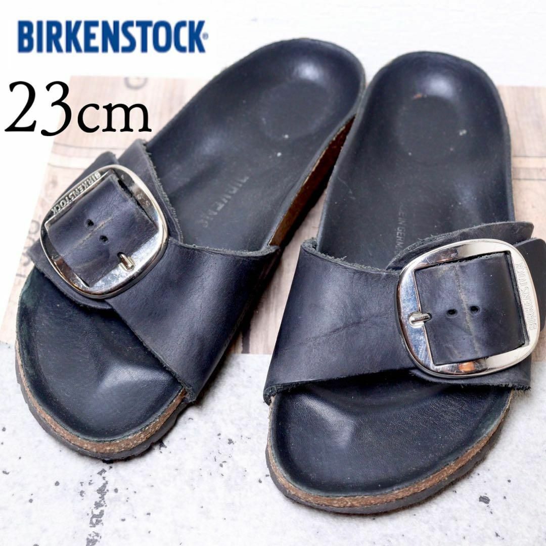 BIRKENSTOCK ビルケンシュトック 23 マドリッド ビッグバックル 黒